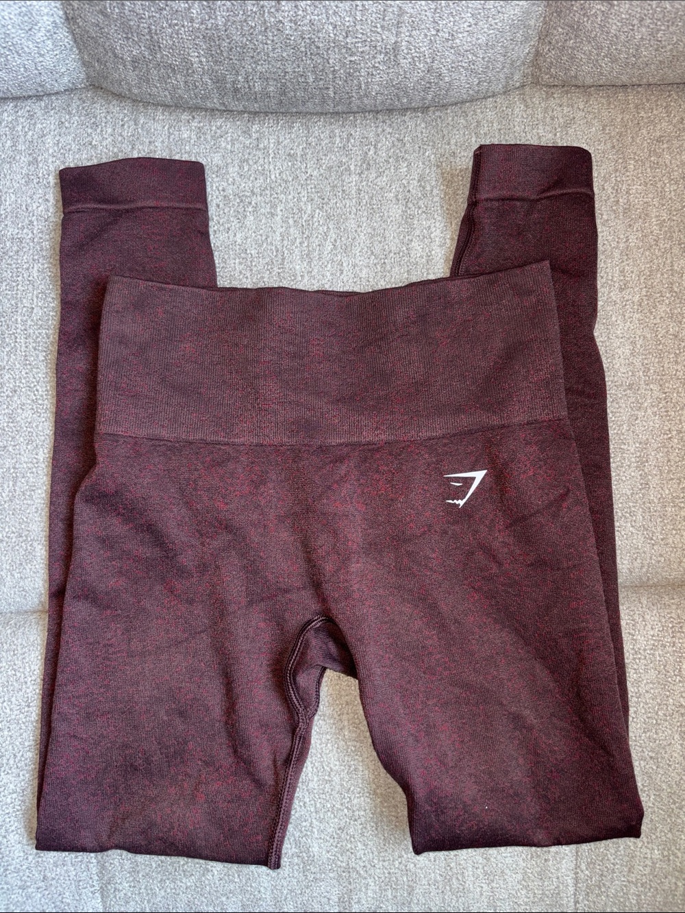 NWOT Gymshark Adapt Fleck X Whitney Leggings - Cherry Purple/Rich Maroon